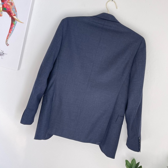 Calvin Klein Blue Two-Button Suit Jacket Sz 38R - Picture 3 of 9